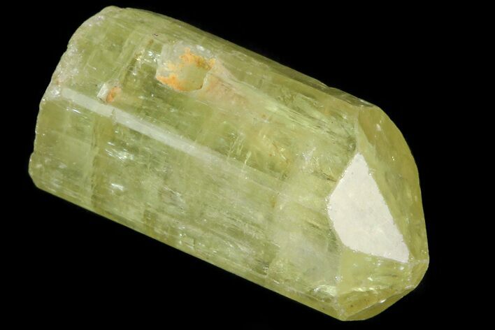 Lustrous Yellow Apatite Crystal - Morocco #82565